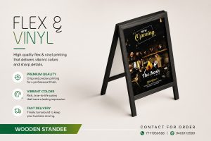 wooden stand
